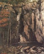 Gustave Courbet Waterfall oil painting artist